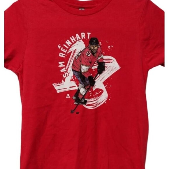NHLPA Sam Reinhart 13 Youth Hockey Jersey, Red, Size L 10/12. NWT. - Picture 4 of 7